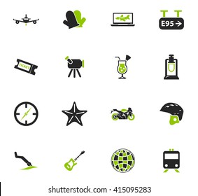 Travel icon set for web sites and user interface