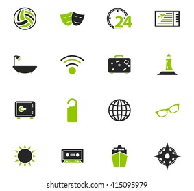Travel icon set for web sites and user interface