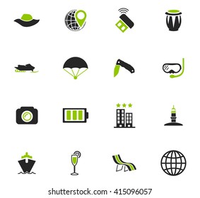 Travel icon set for web sites and user interface