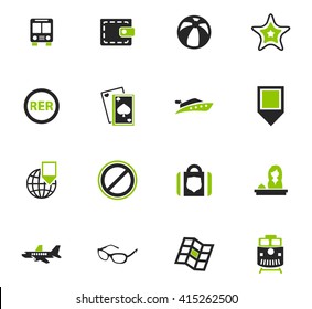 Travel icon set for web sites and user interface