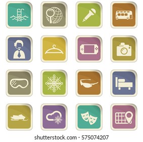 Travel icon set for web sites and user interface