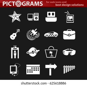 Travel icon set for web sites and user interface