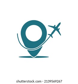Travel icon. Simple flat EPS10 illustration.