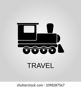 Travel icon. Travel symbol. Flat design. Stock - Vector illustration