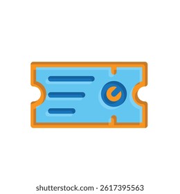 travel icon. ticket symbol. exploration, adventure, vacation, camping. 3d flat design style. vector template design