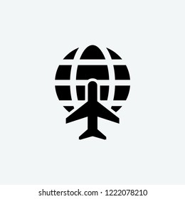 travel icon vector