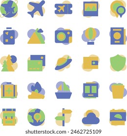 Travel icon vector design art illustration stock