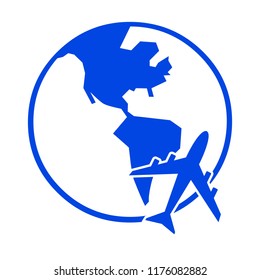 Travel icon. Vector illustration