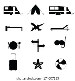 travel icon vector illustration
