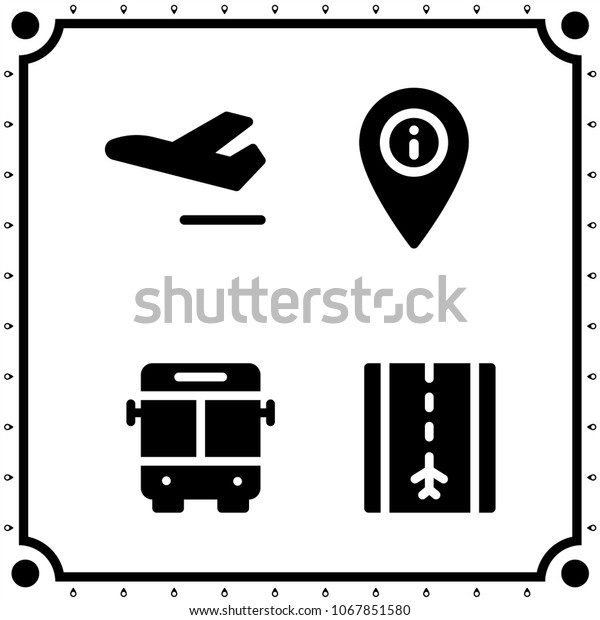 travel icon vector\
set