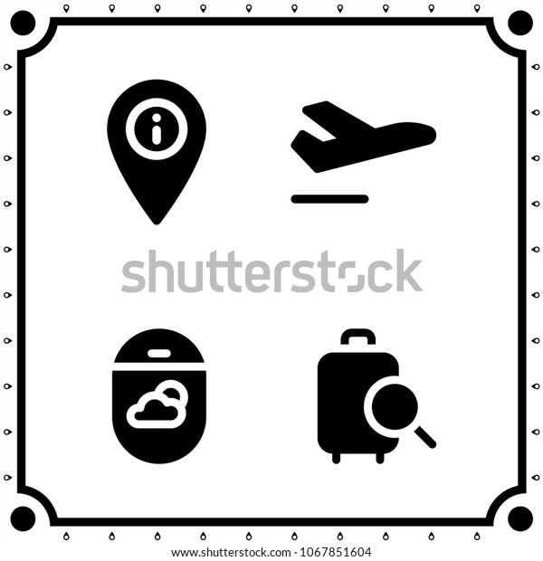 travel icon vector\
set