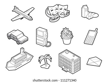 travel icons