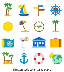 Travel icons
