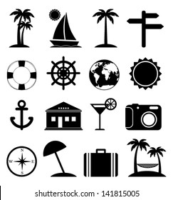 Travel icons