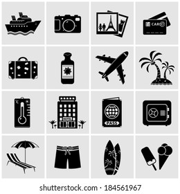 Travel icons