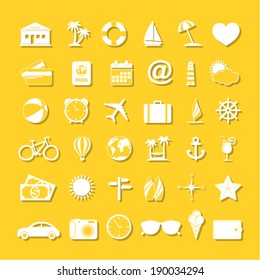 Travel icons