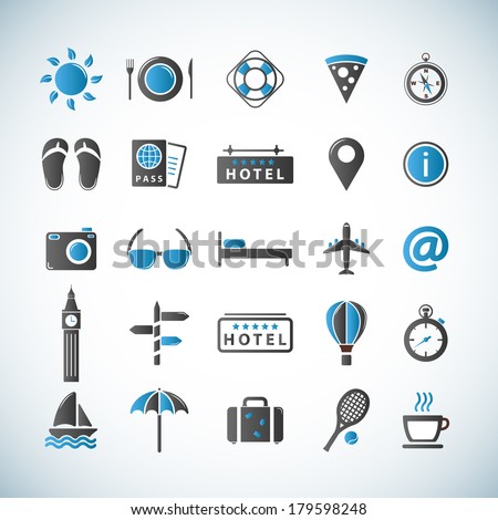 Travel icons