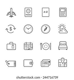 Travel Icons for application