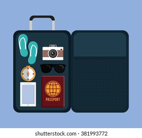 Travel icons design 