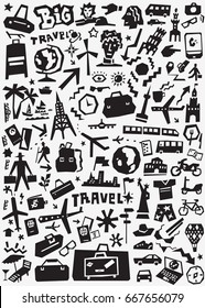 travel icons , design elements