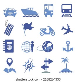 Travel Icons design. Vector Illustration.