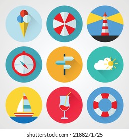 Travel icons design. Vector Illustration.