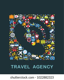 Travel icons are grouped in Phone call form