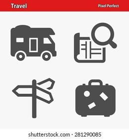 Travel Icons. Professional, pixel perfect icons optimized for both large and small resolutions. EPS 8 format.