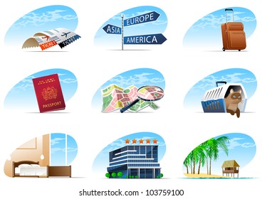 travel icons set (#1)