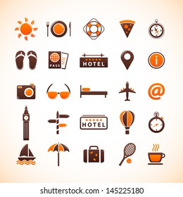 Travel icons. Set 2