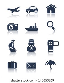 Travel icons set