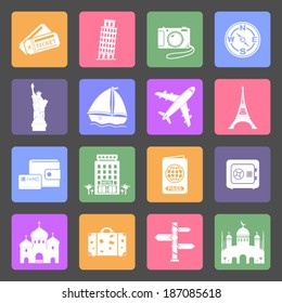 Travel  icons set