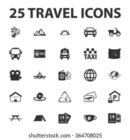 Travel Icons Set. 
