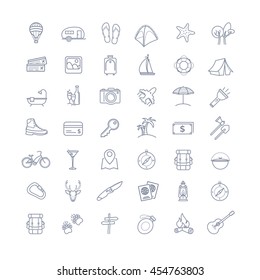 Travel icons set for your design