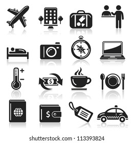 Travel Icons Set1. Vector Eps 10