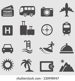 Travel Icons Set.Vector