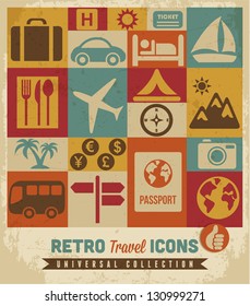 Travel Icons Set.Vector