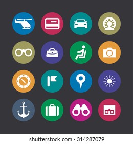 travel icons universal set for web and mobile