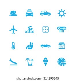 travel icons universal set for web and mobile