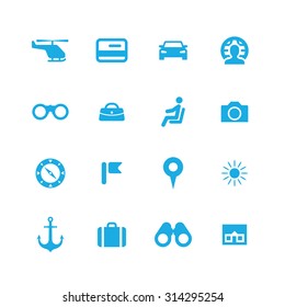 travel icons universal set for web and mobile