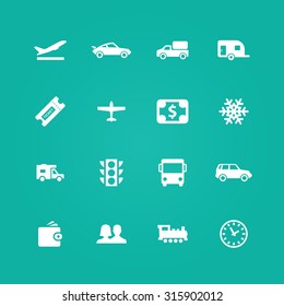 travel icons universal set for web and mobile