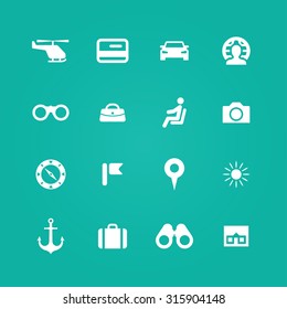 travel icons universal set for web and mobile