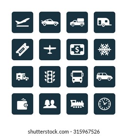 travel icons universal set for web and mobile