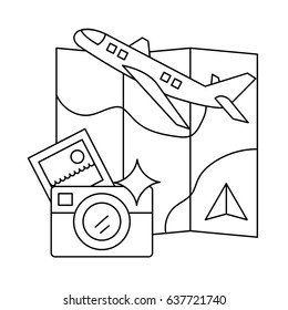 Travel icons .Vector