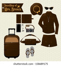  travel icons vector collection