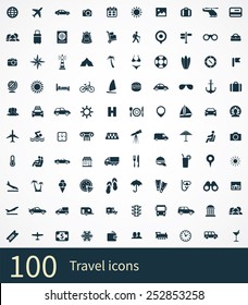 Travel Icons Vector Set