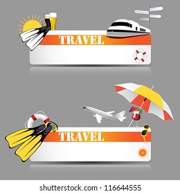 travel icons web