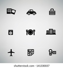Travel icons,vector