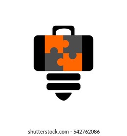 travel idea vector logo