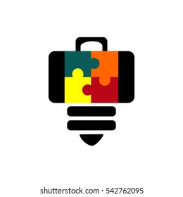 travel idea vector logo